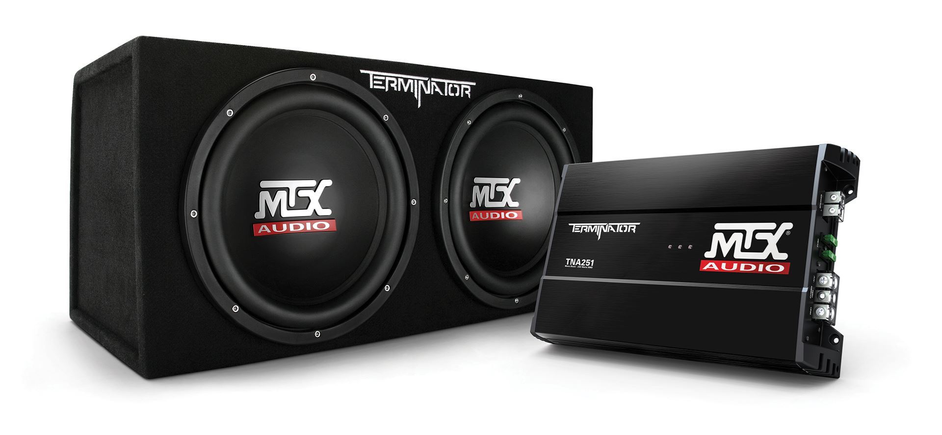mtx terminator subs and amp