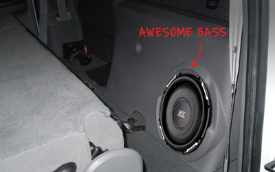 2006 ford f250 subwoofer box