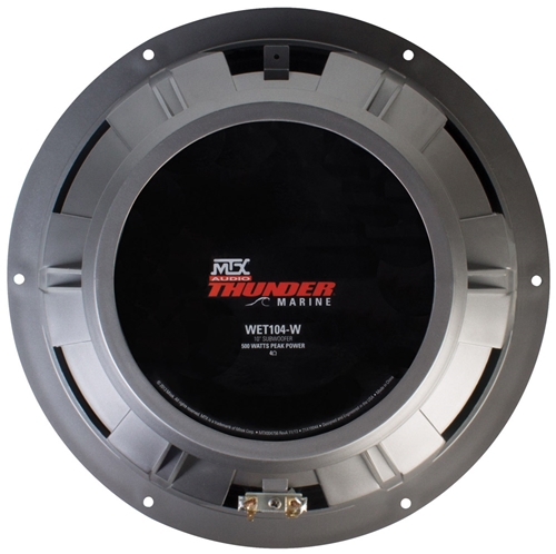 WET104-W Marine Subwoofer Rear