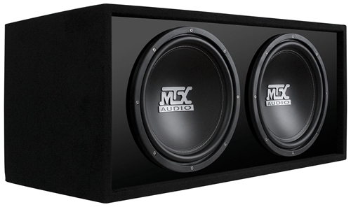 Picture of RoadThunder RTL12X2D Dual 12 inch 500W RMS 2 Ohm Vented Loaded Enclosure