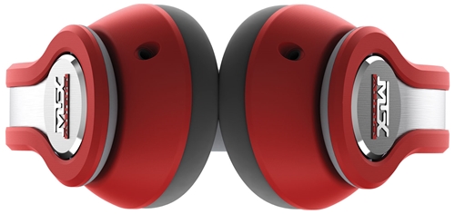 Picture of StreetAudio iX1 RED On Ear Headphones - Red/Grey