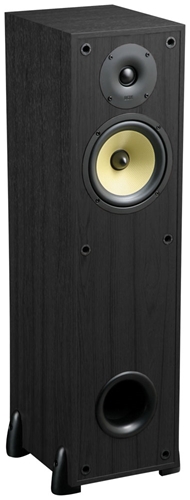 TP160-CH Black Home Theater Cabinet Speaker without Grille