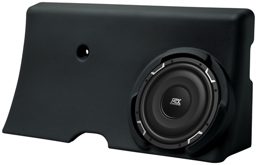 Picture of Ford F-250/F-350 Super Crew Loaded 10 inch 300W RMS 4 Ohm Vehicle Specific Custom Subwoofer Enclosure 