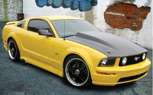 Picture of Ford Mustang Loaded 12 inch 200W RMS 4 Ohm Vehicle Specific Custom Subwoofer Enclosure 