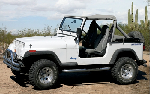 Picture of Jeep Wrangler TJ Amplified Dual 10 inch 200W RMS Vehicle Specific Custom Subwoofer Subwoofer Enclosure 