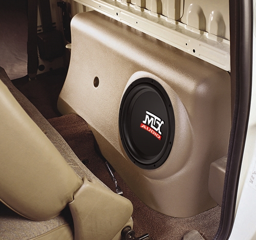 Picture of Toyota Tacoma Regular Cab Amplified 10 inch 200W RMS Vehicle Specific Custom Subwoofer Enclosure