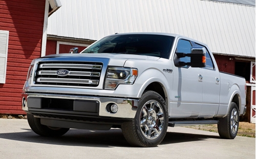 Picture of Ford F-150 Super Cab Amplified 10 inch 200W RMS Vehicle Specific Custom Subwoofer Enclosure 