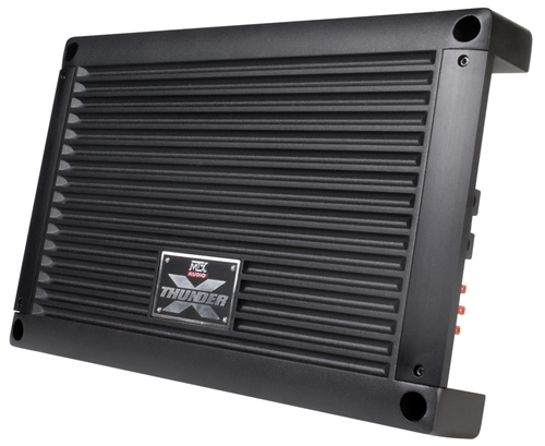 XTHUNDER1200.1 Mono Block Car Audio Amplifier Front Angle