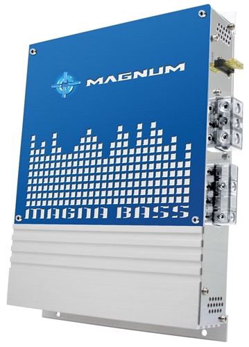 Picture of Magnum MB210SPPKG Dual 10 inch 400W RMS Vented Enclosure with Amplifier and Wire