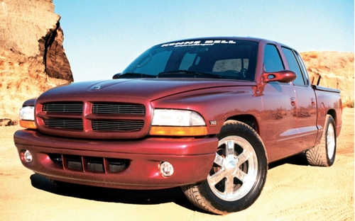 Picture of Dodge Dakota Quad Cab Loaded 10 inch 200W RMS 4 Ohm Vehicle Specific Custom Subwoofer Enclosure 