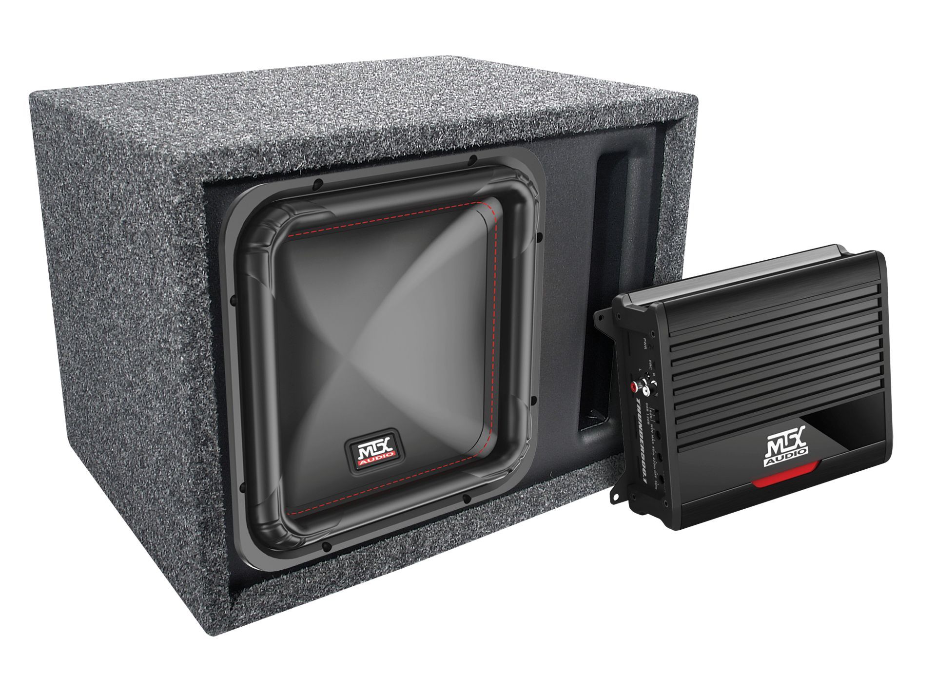 S6512-44, THUNDER500.1, and Enclosure Bass | MTX Audio - Serious About