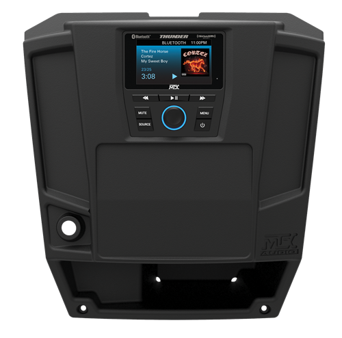 Picture of Two Speaker, Dual Amplifier, and Single Subwoofer Polaris RANGER Audio System